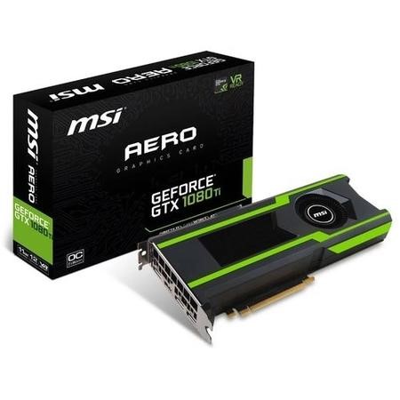 MSI GeForce GTX 1080 Ti AERO OC 11GB GDDR5X Graphics Card